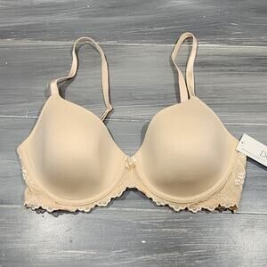 Dominique T-Shirt Bra 36C Lacee Back Smoothing Lace Style‎ 3501 Latte